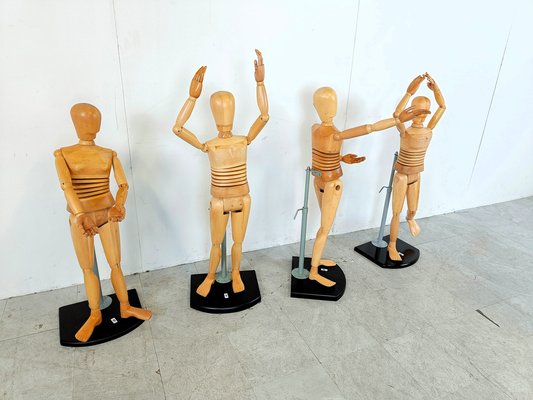 Life Size Artistic Child Sized Lay Figures, 1980s, Set of 4-IRH-1816854