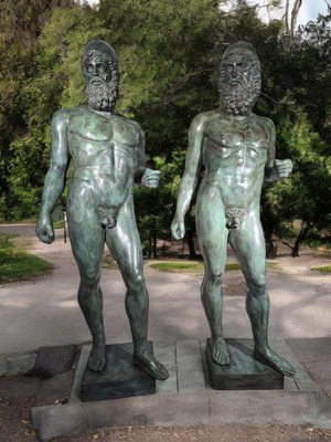 Life-Size Sculptures of the Riace Warriors, 1980, Set of 2-FDW-2024417