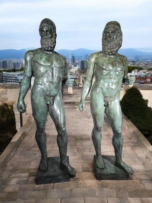 Life-Size Sculptures of the Riace Warriors, 1980, Set of 2-FDW-2024417