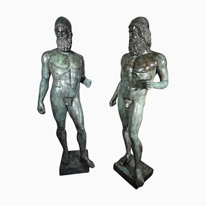 Life-Size Sculptures of the Riace Warriors, 1980, Set of 2-FDW-2024417