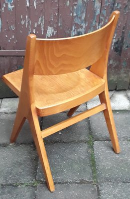 Light Beechwood Side Chair from Casala, 1960s-HOI-842282