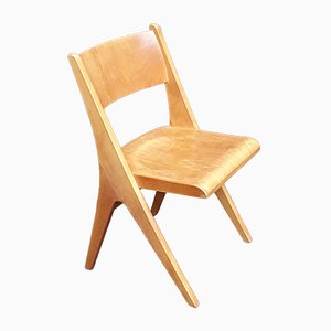 Light Beechwood Side Chair from Casala, 1960s-HOI-842282