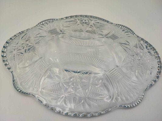 Light Blue Glass Bowl from Ząbkowice Steelworks, 1970s-CAQ-748896