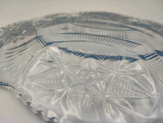 Light Blue Glass Bowl from Ząbkowice Steelworks, 1970s-CAQ-748896