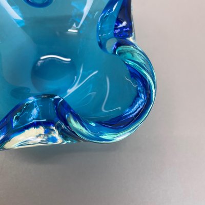 Light Blue Murano Glass Bowl or Ashtray, Italy, 1970s-QZ-1146315