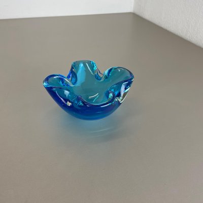 Light Blue Murano Glass Bowl or Ashtray, Italy, 1970s-QZ-1146315