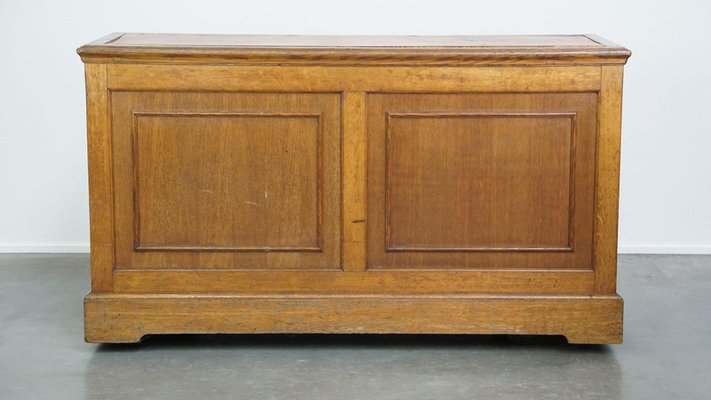 Light Brown Wooden Sideboard on Wheels-HPP-2035262