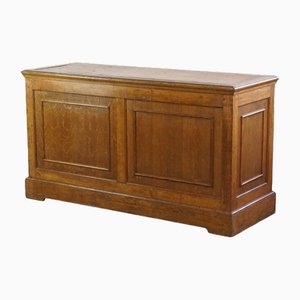 Light Brown Wooden Sideboard on Wheels-HPP-2035262