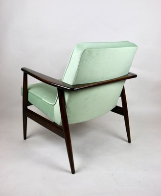 Light Green GFM63 Lounge Chair by J. Kedziorek, 1970s-UJQ-1058047