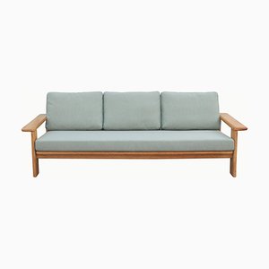 Light Green Oak Sofa, 1970s-PF-1271109