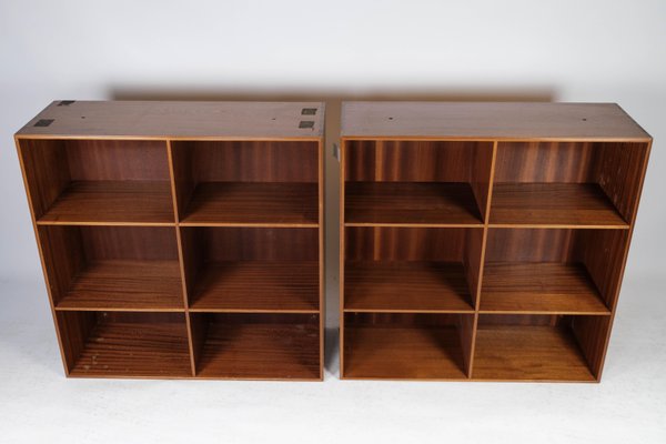 Light Mahogany Bookcase by Mogens Koch for Rud Rasmussen, 1960s-UY-999228