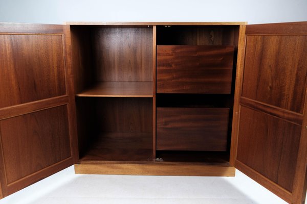 Light Mahogany Danish Cabinet from Søborg Furniture, 1960s-UY-999224