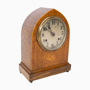 Light Mahogany Marquetry Carmine Clock, 1920s-UY-1427394