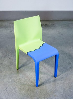 Light Painted Side Chair by M. Pistoletto-OJE-1776555