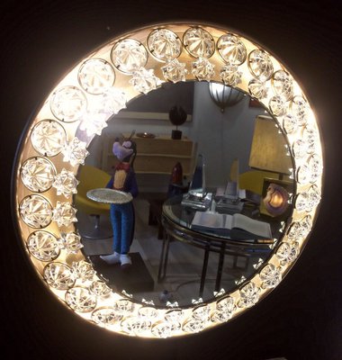 Lighting Mirror in Brass and Resin-CBP-1398292