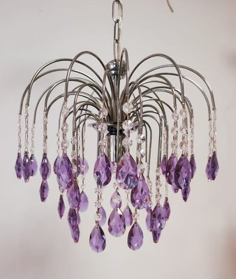 Lilac Crystal Chandelier-QLH-893647