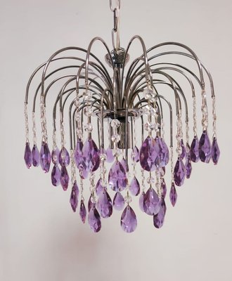 Lilac Crystal Chandelier-QLH-893647