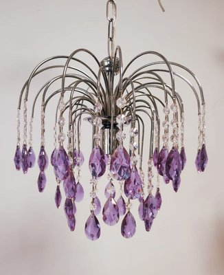 Lilac Crystal Chandelier-QLH-893647