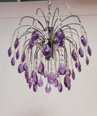 Lilac Crystal Chandelier-QLH-893647