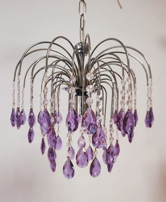 Lilac Crystal Chandelier-QLH-893647