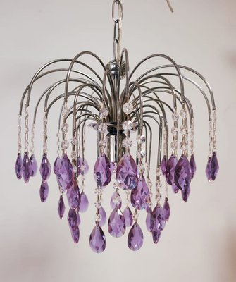 Lilac Crystal Chandelier-QLH-893647