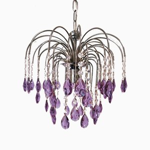 Lilac Crystal Chandelier-QLH-893647