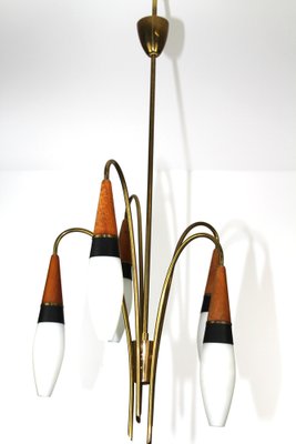 Lily of the Valley Chandelier from Rupert Nikoll, 1950s-ZWH-1176713