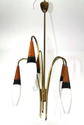 Lily of the Valley Chandelier from Rupert Nikoll, 1950s-ZWH-1176713