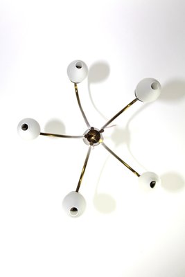 Lily of the Valley Chandelier from Rupert Nikoll, 1950s-ZWH-1176713