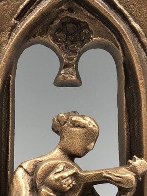 Limited Bronze Figure of Lute Player by Gyarmathy János, 1960s-XOP-2035029