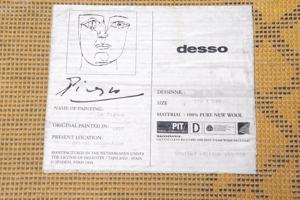 Limited Edition Rug After Pablo Picasso-HZO-1070139