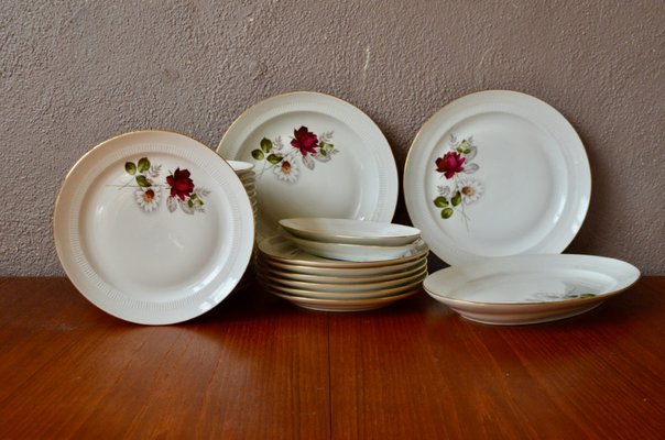 Limoges Porcelain Dinner Service, 1950s, Set of 29-AIU-1424872