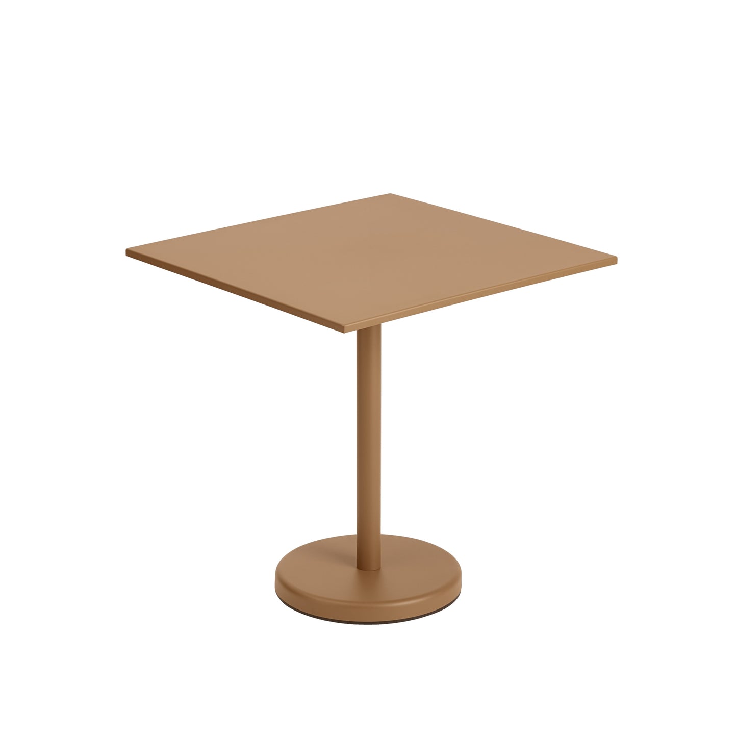 Linear Steel Café Garden Table 70 X 70 cm by Muuto #Roasted Orange