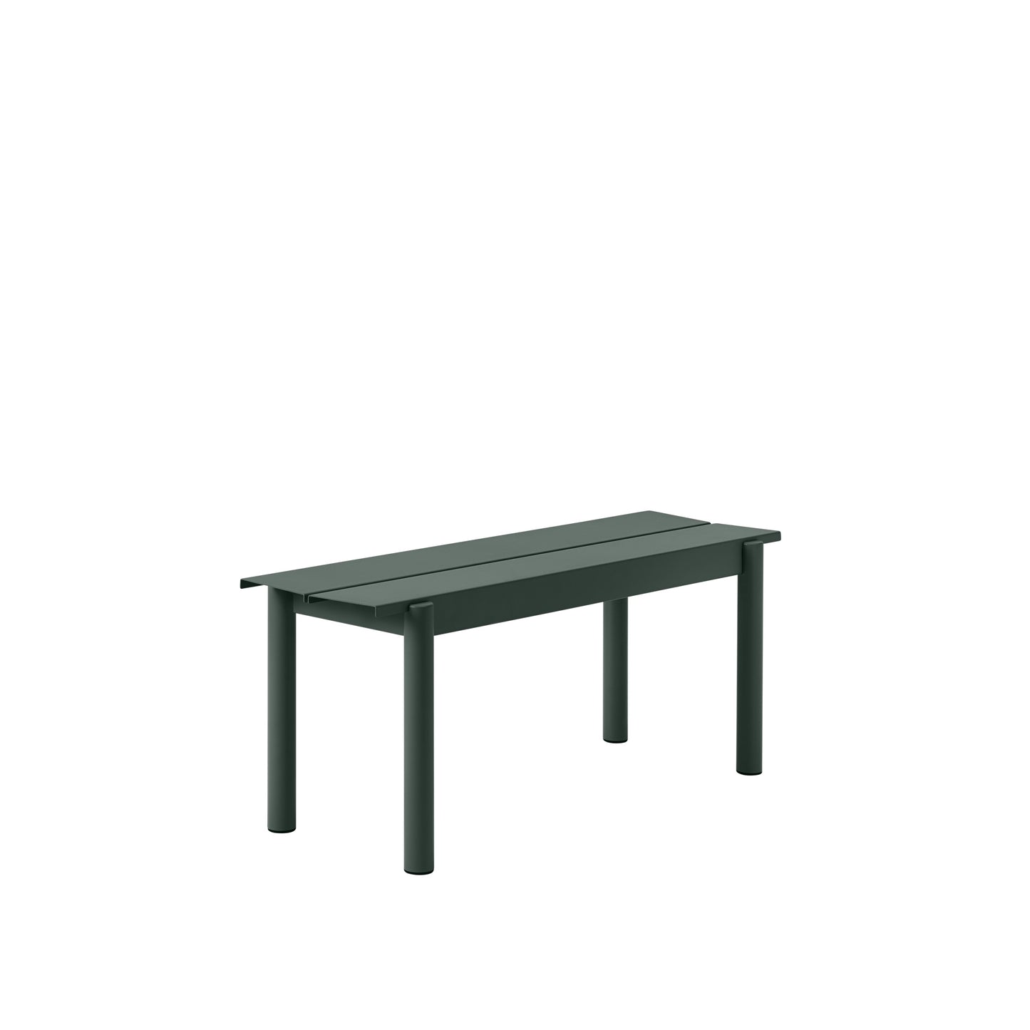 Linear Steel Bench 110 X 34 cm by Muuto #Dark Green