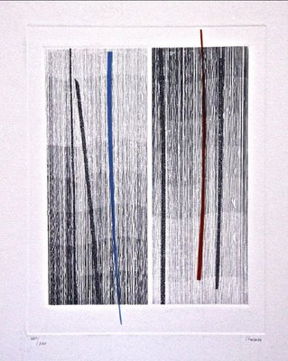 Lines - Original Etching by Guido Strazza - 1980 ca. 1980-ZCI-760348