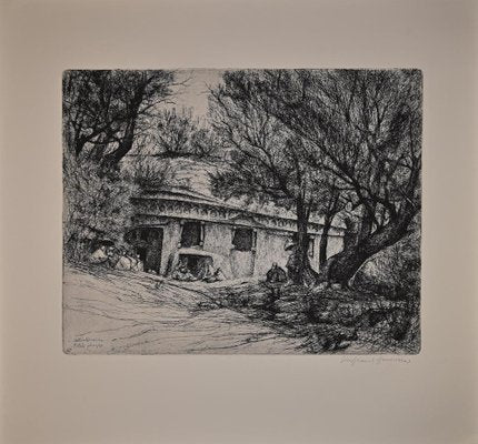 Lino Bianchi Barriviera, Lalibela, Ghiorghis, Etching, 1949-ZCI-1775550