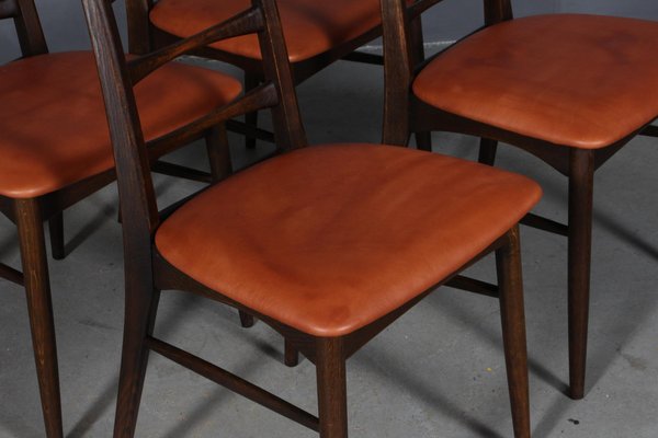 Lis Dining Chairs by Niels Koefoed, 1960s, Set of 4-HJB-1137483