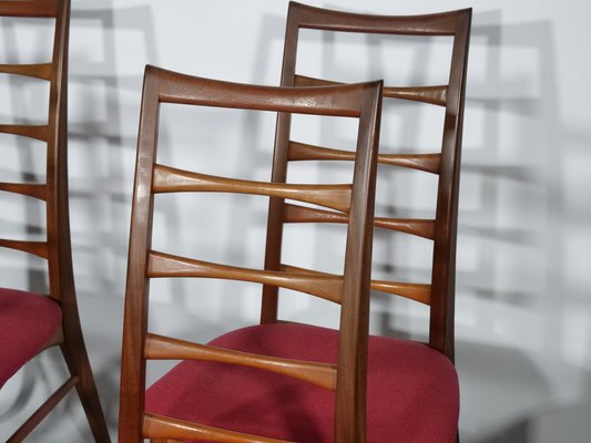 Lis Dining Chairs in Teak by Niels Koefoed for Hornslet Møbelfabrik, 1960, Set of 6-LVS-1749447