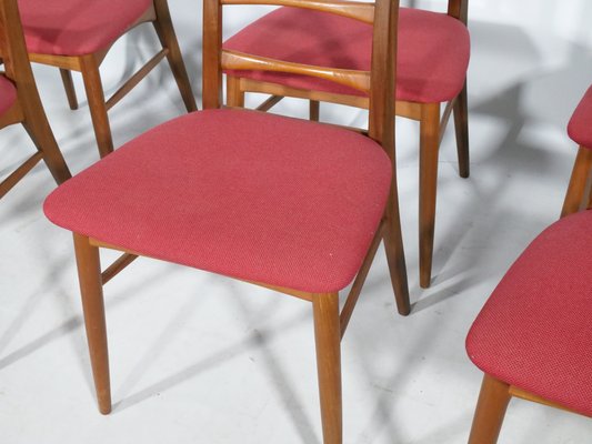 Lis Dining Chairs in Teak by Niels Koefoed for Hornslet Møbelfabrik, 1960, Set of 6-LVS-1749447