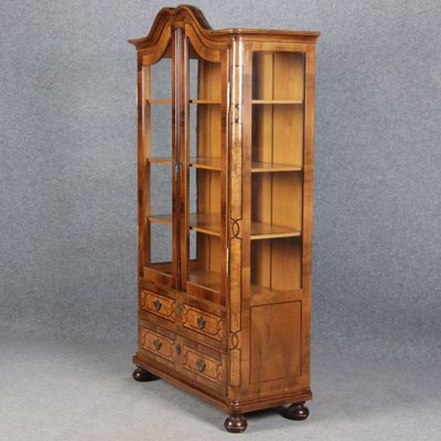 Little 19th Century Baroque Showcase Walnut, 1950s-DXD-1703576