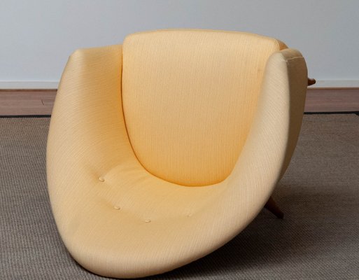 Little Adam Easy Chair in Yellow by Kerstin Hörlin-Holmquist for the Nordic Company-JE-1351958