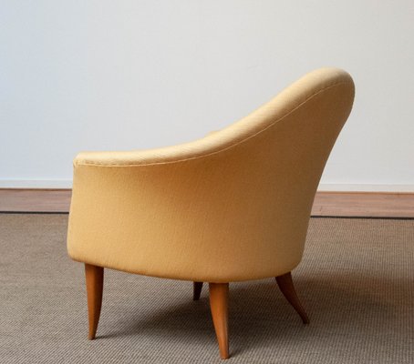 Little Adam Easy Chair in Yellow by Kerstin Hörlin-Holmquist for the Nordic Company-JE-1351958