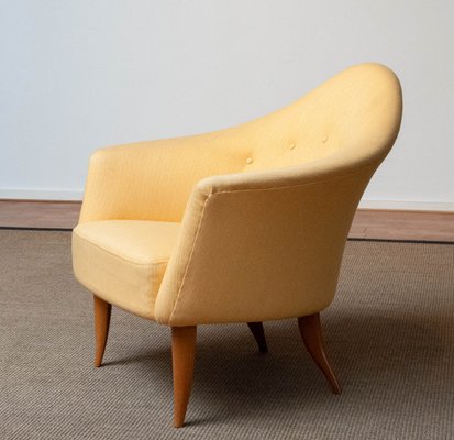 Little Adam Easy Chair in Yellow by Kerstin Hörlin-Holmquist for the Nordic Company-JE-1351958