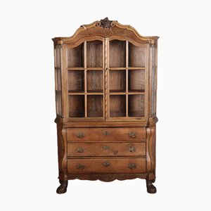 Little Baroque Showcase in Oak, 1800s-DXD-1703590