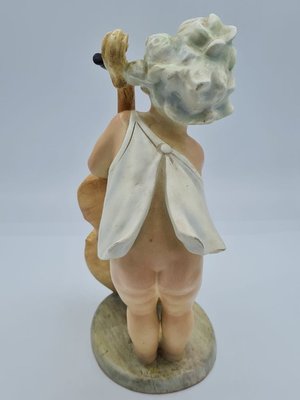 Little Girl with Cello in Ceramic by Arturo Pannunzio, 1950s-OZS-1395850