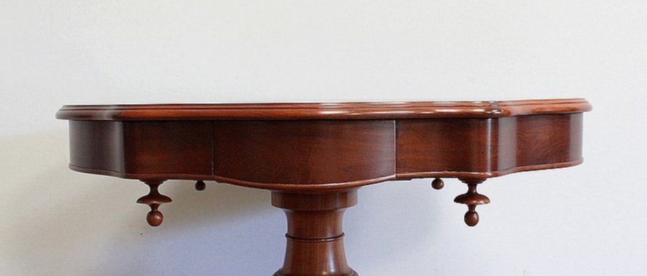 Little Mahogany Violin Table, Late 19th Century-RVK-1031009