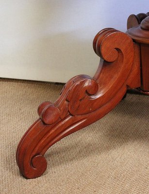 Little Mahogany Violin Table, Late 19th Century-RVK-1031009