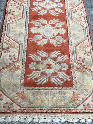 Little Vintage Turkish Oushak Rug-YMM-1187181