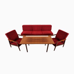 Living Room Set, 1970s, Set of 4-BYY-2035881