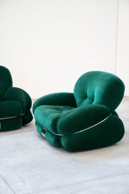 Living Room Set by Adriano Piazzesi, 1970, Set of 3-KNM-1763265